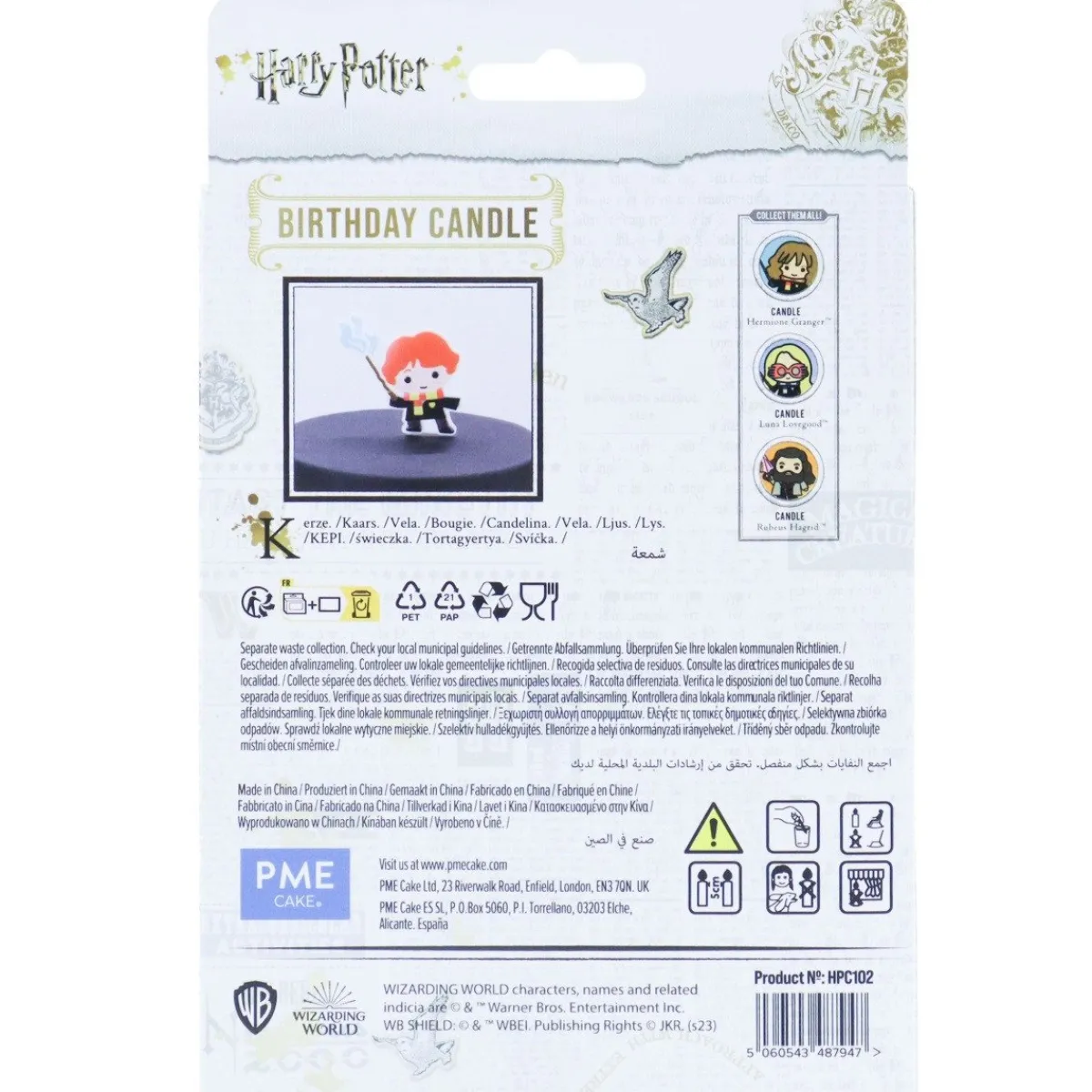 PME Harry Potter Taartkaarsje Ron**