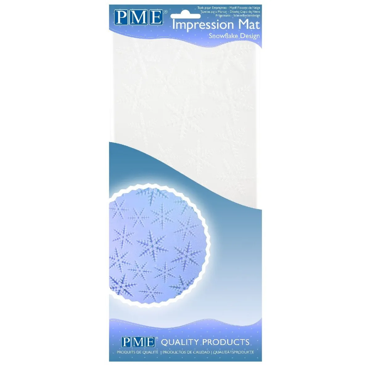 PME Impression Mat Snowflake Design Online