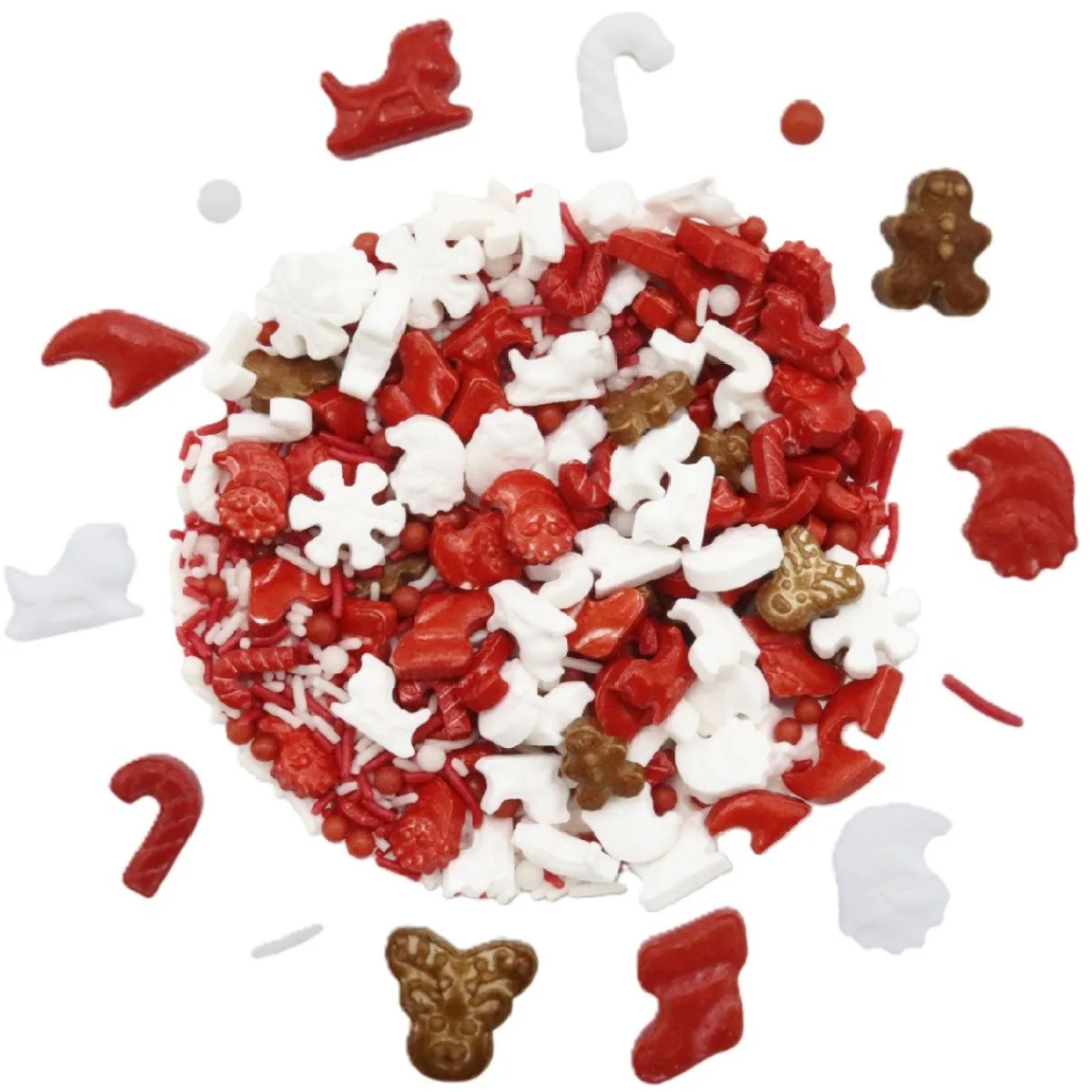 PME Kerstman Sprinkle Mix (Out of the Box) 60g New