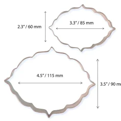 PME Koekjes Uitsteker Plaque Style 6 Set/2** New