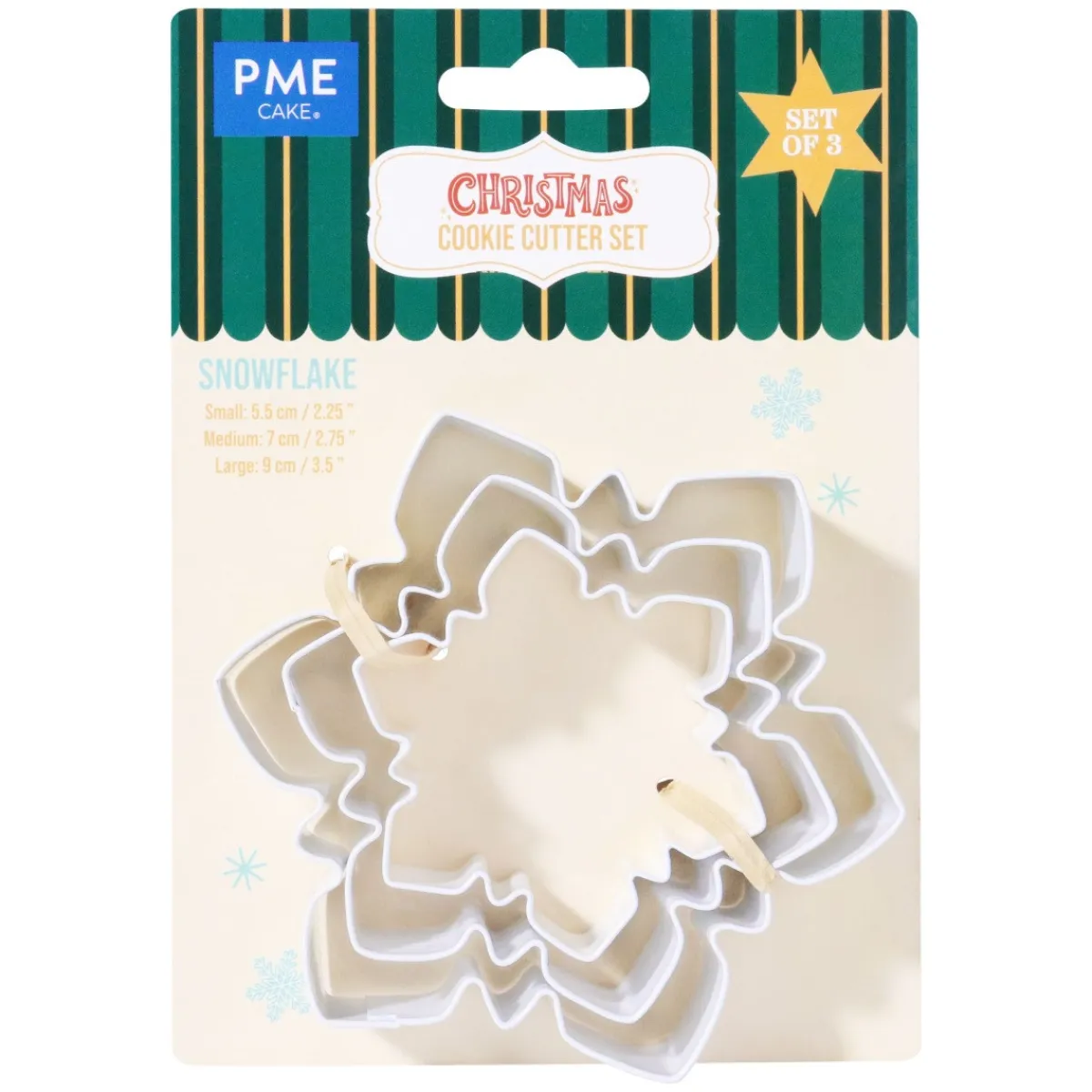 PME Koekjes Uitstekers Sneeuwvlokken Set/3 Discount
