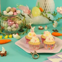 PME Mini Cupcake Vormpjes Bloemen Ø33mm 60st. New