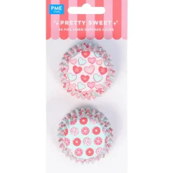PME Mini Cupcake Vormpjes Pretty Sweet Ø33mm 60st. Discount