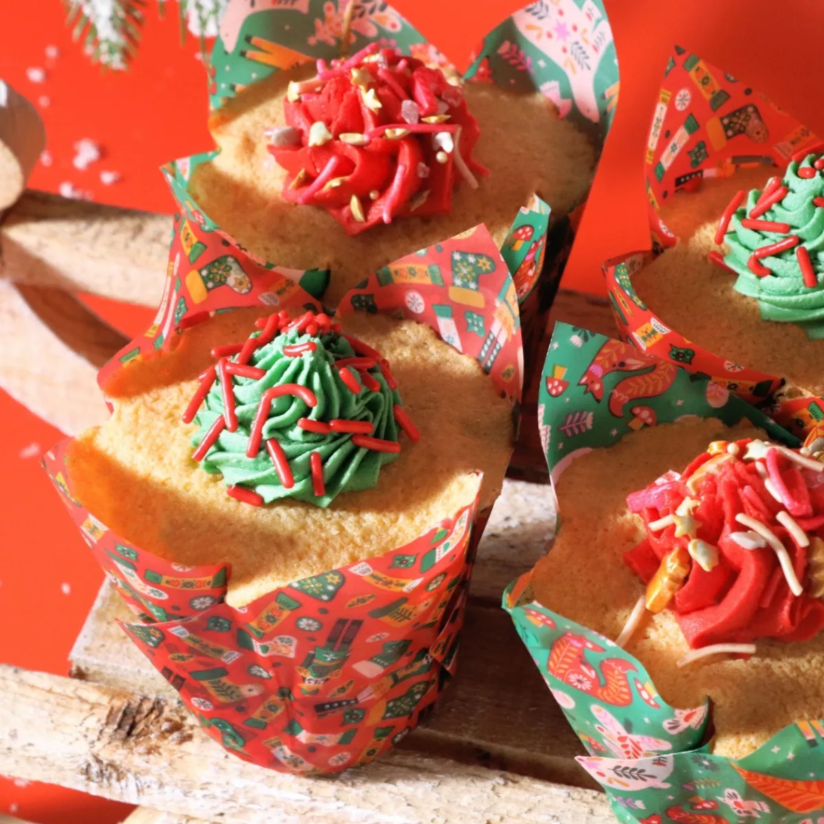PME Muffin Cups Betoverend Bos 24st Clearance