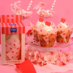 PME Muffin Cups Hartjes 24st. Sale