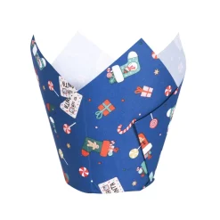 PME Muffin Cups Kerstman 24st Discount