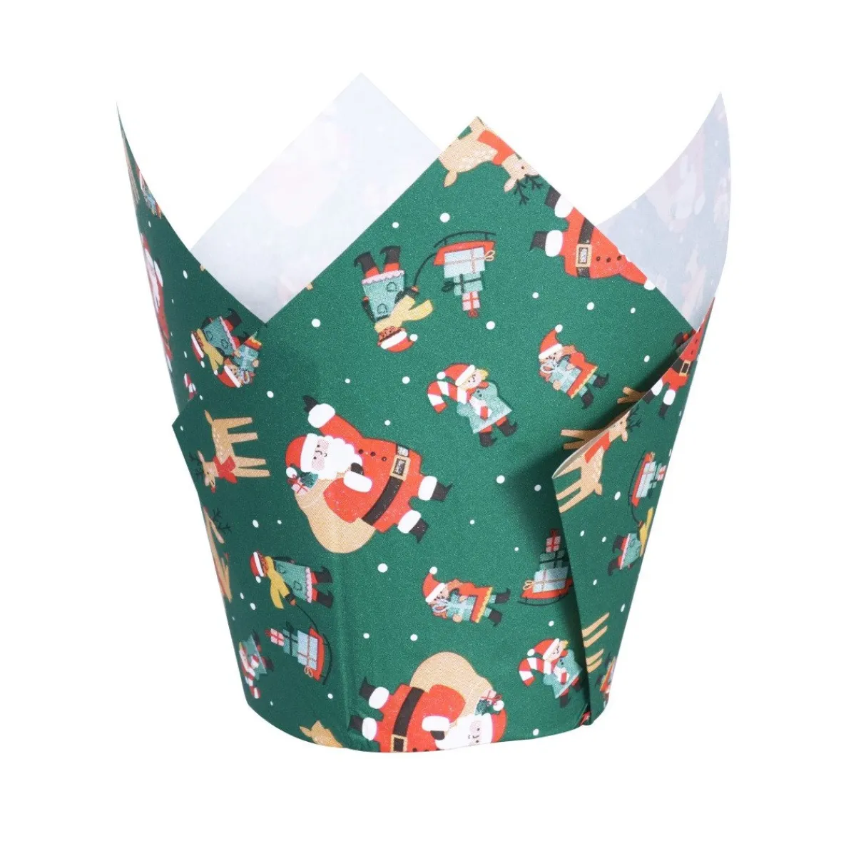 PME Muffin Cups Kerstman 24st Discount