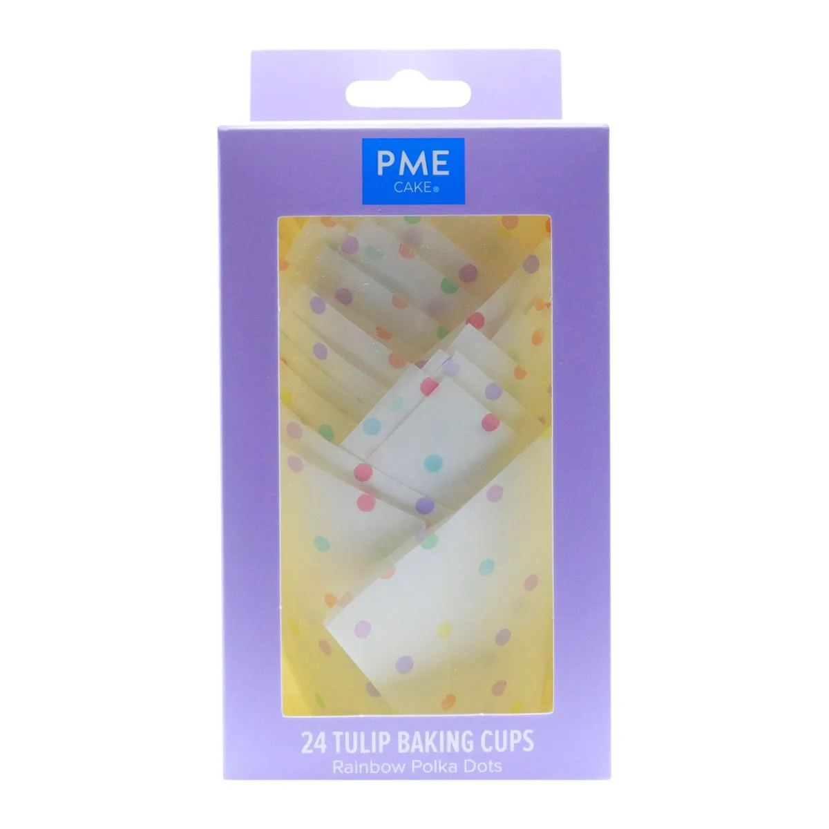 PME Muffin Cups Regenboog Stippen 24st Online
