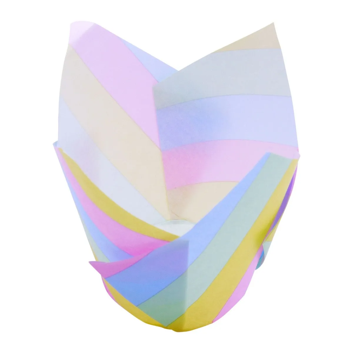 PME Muffin Cups Regenboog Strepen 24st Clearance