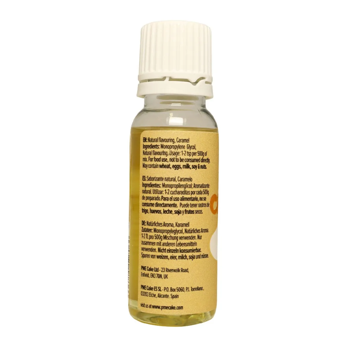 PME 100% natuurlijk geconcentreerd aroma Caramel 25 gram Clearance