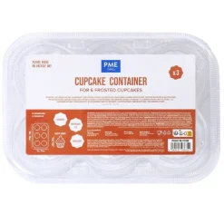 PME Plastic Cupcakehouders (6) Set/3 Best