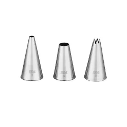 PME Spuitmondjes Bolletjes & Schelpen Set/3 Best
