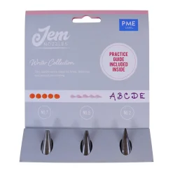 PME Spuitmondjes Schrijven Set/3 Hot