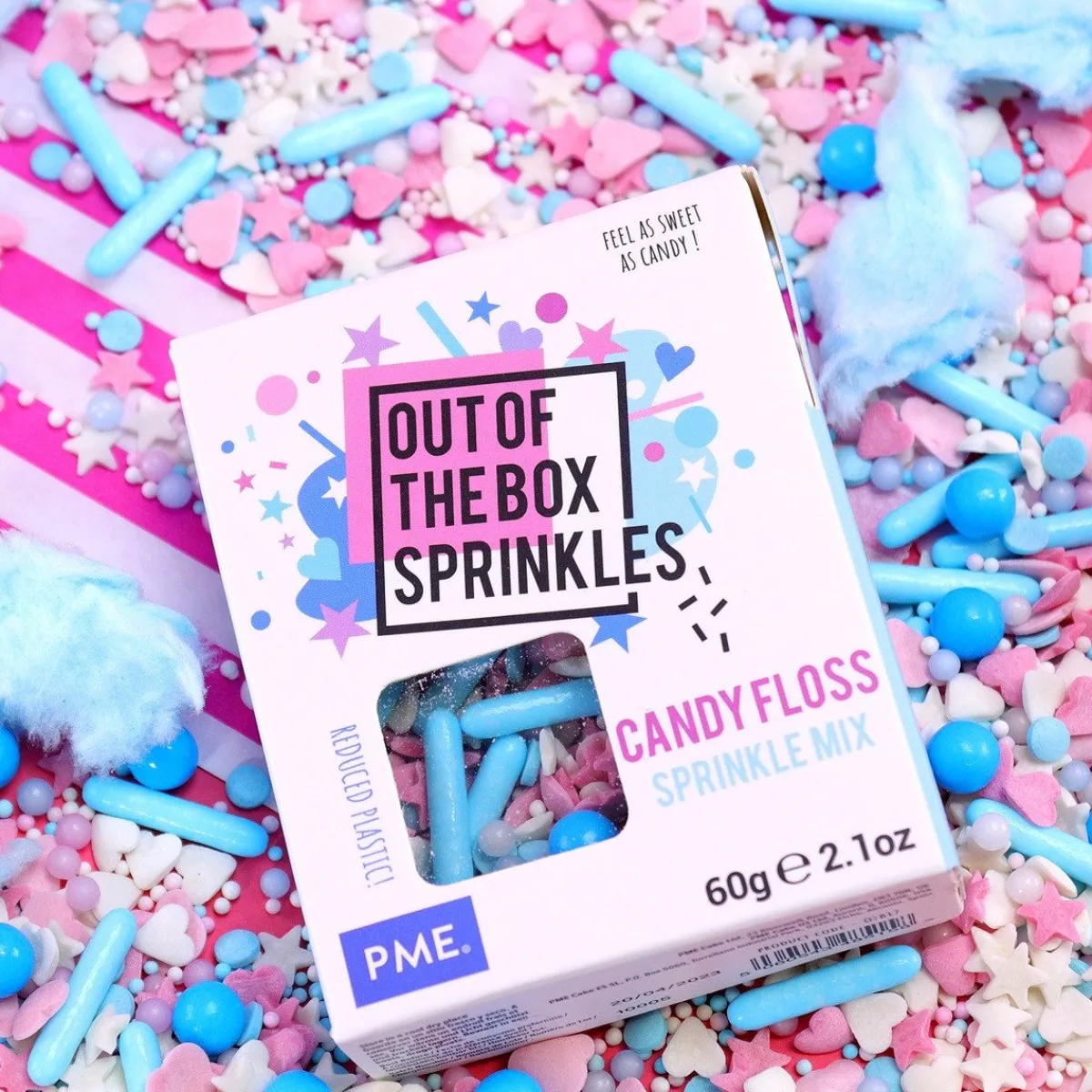 PME Suikerspin Sprinkle Mix (Out of the Box) 60g Hot