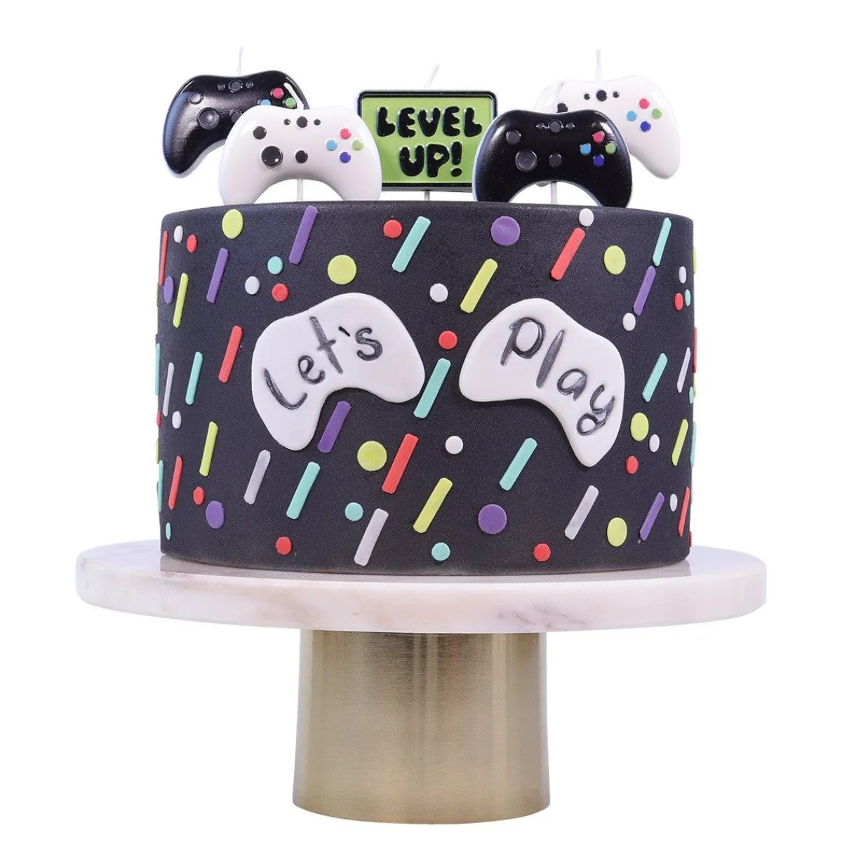 PME Taartkaarsjes Gamer Set/5 Hot