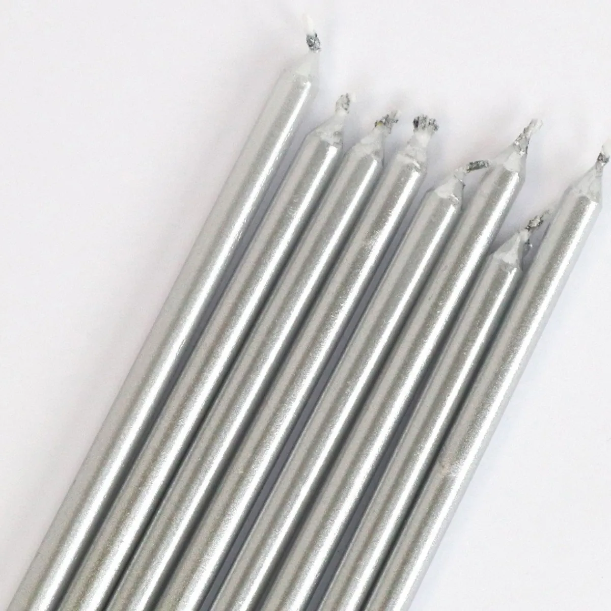 PME Taartkaarsjes Zilver Extra Lang (15cm) Set/16 Best
