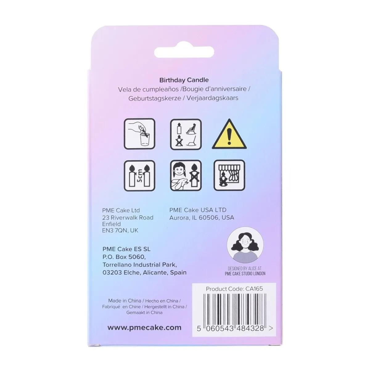 PME Taartkaarsje Unicorn 3D Best