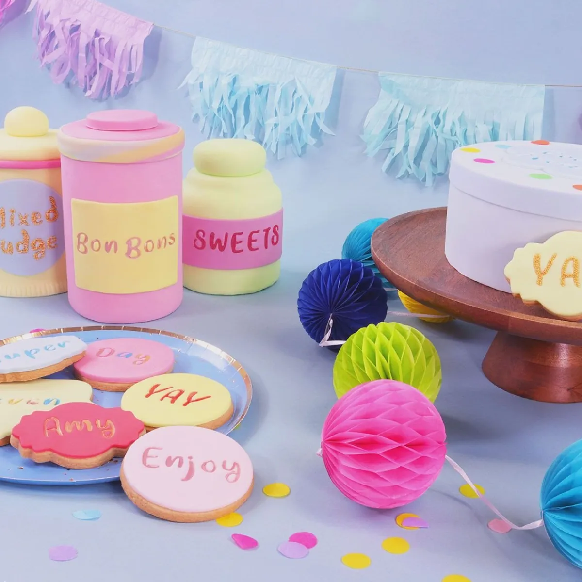 PME Tekst Stempelset Alfabet Fun Fonts - Collectie 3