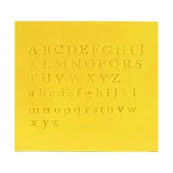 PME Tekst Stempelset Alfabet Fun Fonts - Collectie 2 Best