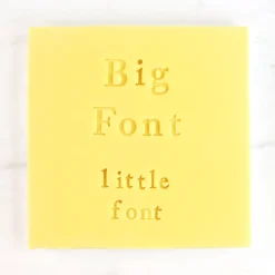 PME Tekst Stempelset Cupcake/Cookie Fun Fonts - Collectie 2 Best
