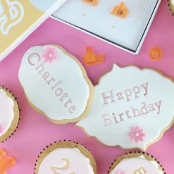 PME Tekst Stempelset Cupcake/Cookie Fun Fonts - Collectie 2 Best