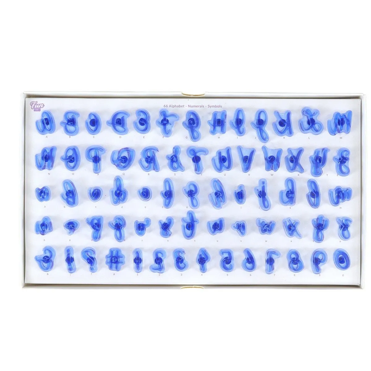 PME Tekst Stempelset Klein Fun Fonts - Collectie 1