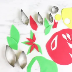 PME Uitstekerset Poinsettia Set/6 New