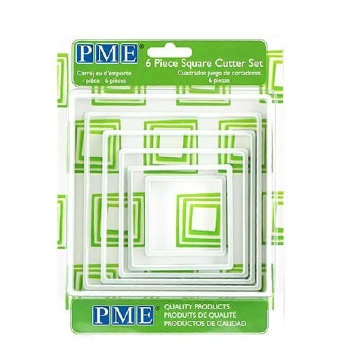 PME Uitstekerset Vierkant set/6 Sale