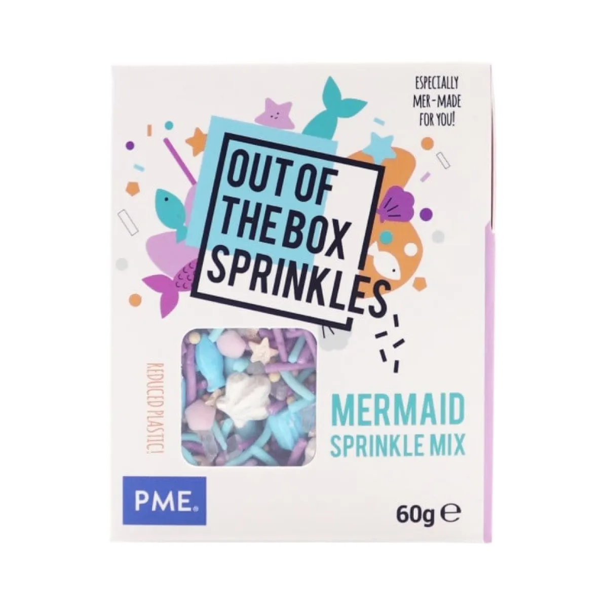 PME Zeemeermin Sprinkle Mix (Out of the Box) 60g New