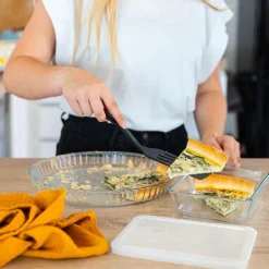 Pyrex Cook & Freeze Ovenschaal met Deksel 19x14x5cm Hot