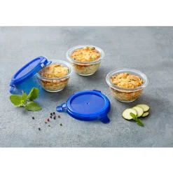 Pyrex Cook & Go Ovenschalen met Deksel Rond 0,2L Set/5 Discount