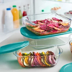 Pyrex Cook & Store Ovenschaal met Deksel 23x15x7cm Outlet