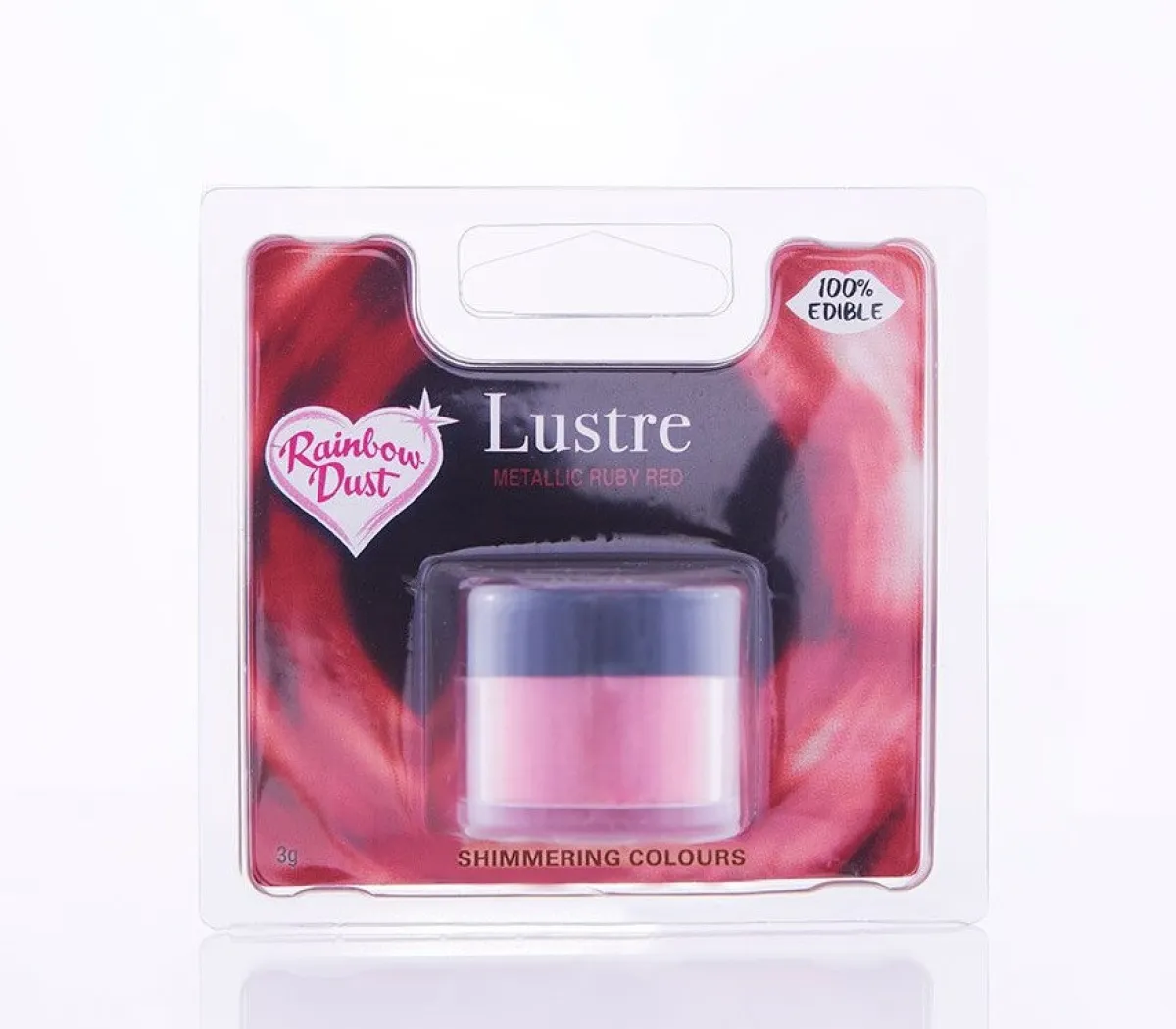 Rainbow Dust RD Lustre Kleurpoeder Ruby Red 3 gram Hot