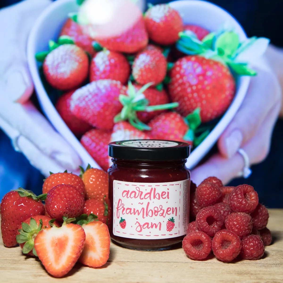 ReggeVallei Taartvulling Aardbeien-Frambozen 250g