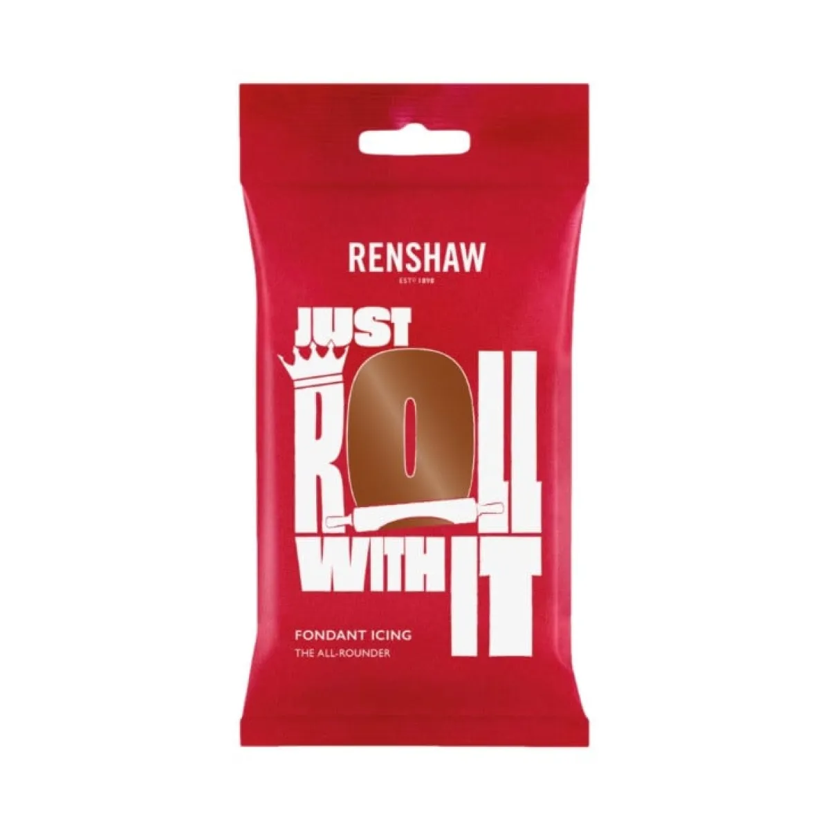 Renshaw Rolfondant Donker Bruin 250g Clearance