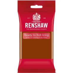 Renshaw Rolfondant Donker Bruin 250g Clearance