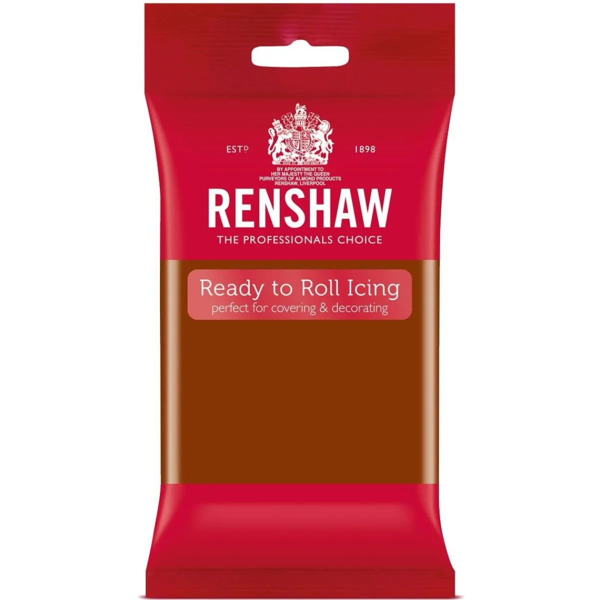 Renshaw Rolfondant Donker Bruin 250g Clearance