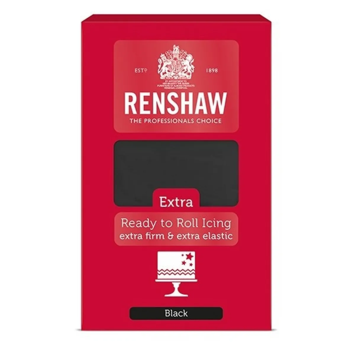 Renshaw Rolfondant Extra 1kg Zwart Sale