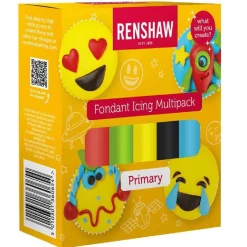 Renshaw Rolfondant Multipack Primaire Kleuren 5x100g Best