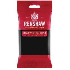 Renshaw Rolfondant Zwart 250g Outlet