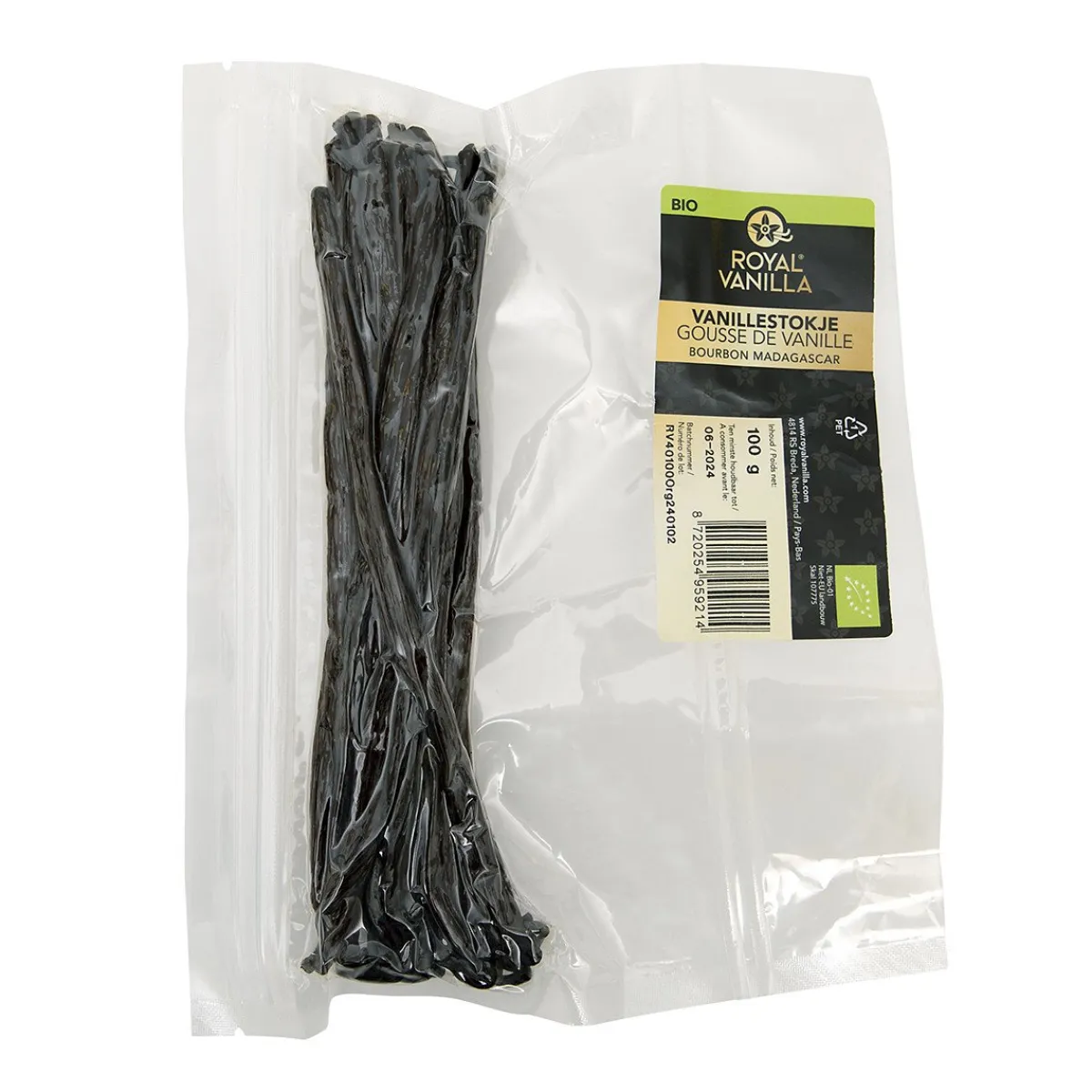 Royal Vanilla Royal Vanillestokjes Bourbon Biologisch 100g Online