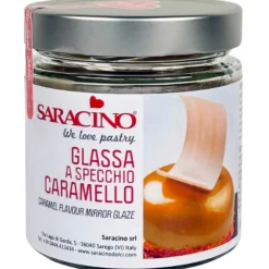 Saracino Mirror Glaze Caramel 350g Hot