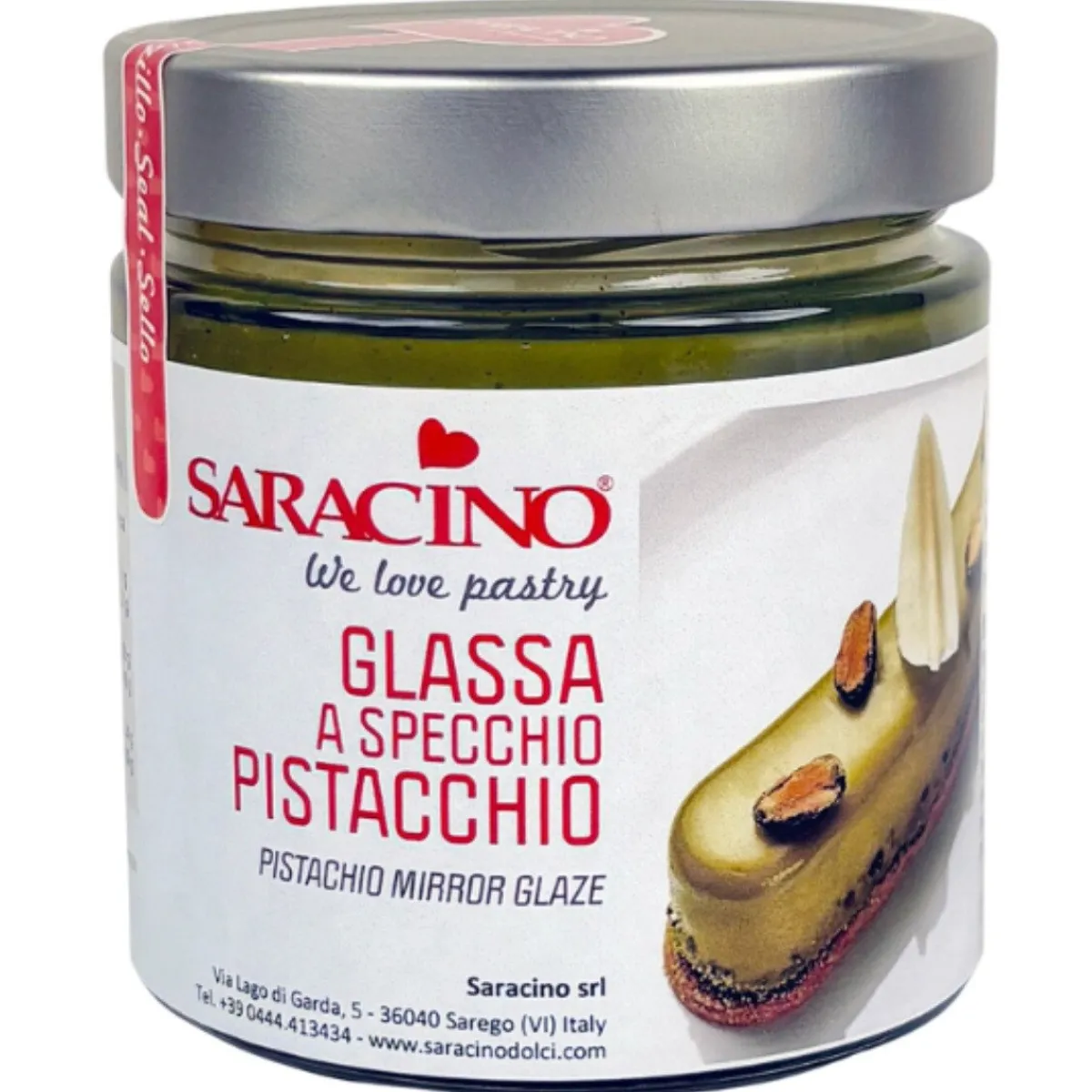 Saracino Mirror Glaze Pistache 350g Outlet