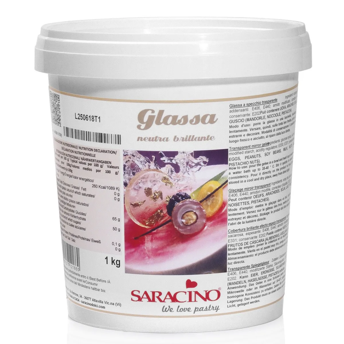 Saracino Mirror Glaze Transparant 1kg Sale