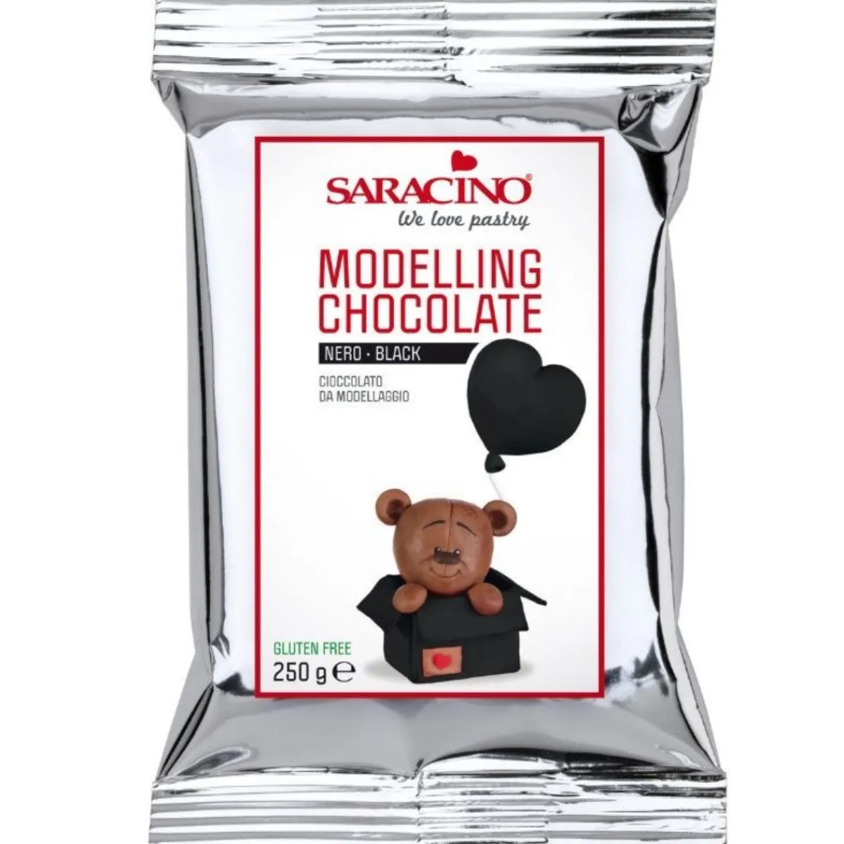 Saracino Modelleer Chocolade Zwart 250g Best