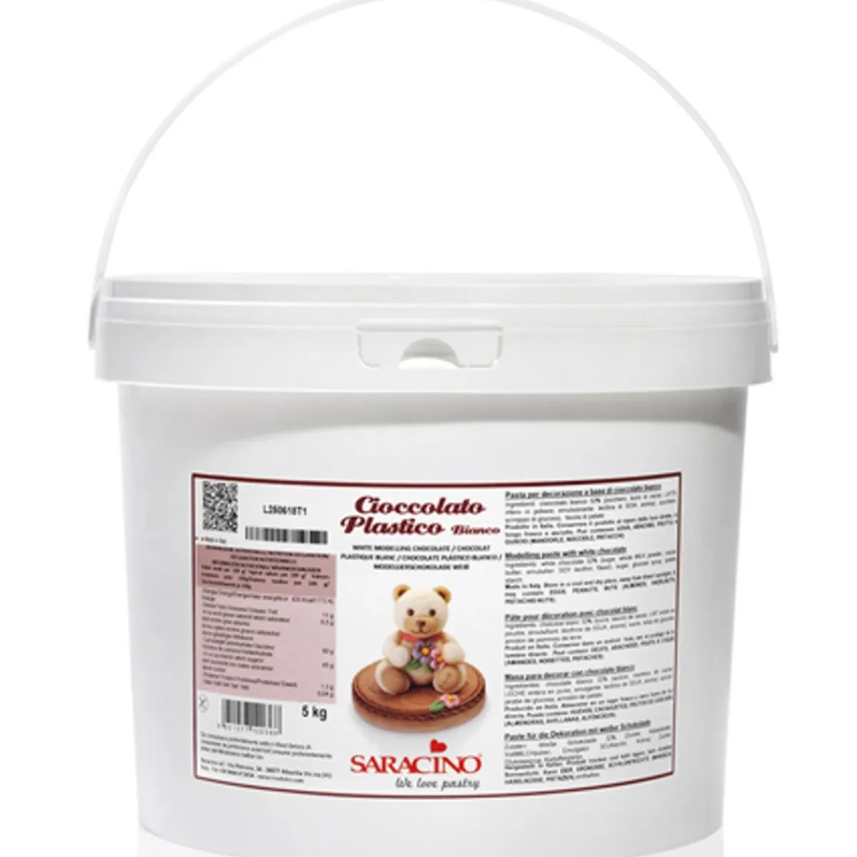 Saracino Modelleer Chocolade Wit 5kg** Best