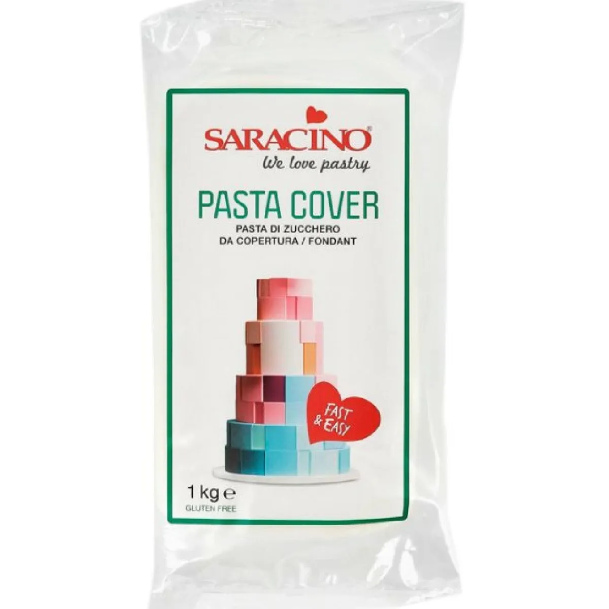 Saracino Pasta Cover Top Wit 1kg Best