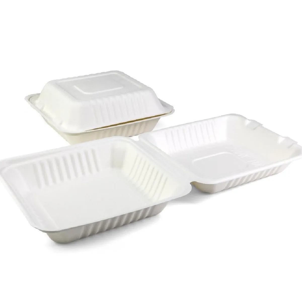 Overig Senza Suikerriet Bento Box 20,3x20,3x8cm 40st. Sale