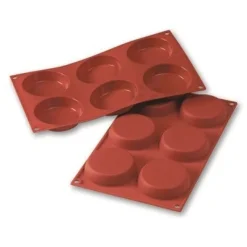 Martellato Siliconen Bakvorm Flan Ø80h18mm (6) Hot