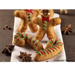 Silikomart Siliconen Bakvorm Gingerbread Man Ø90x43x21mm (6) New
